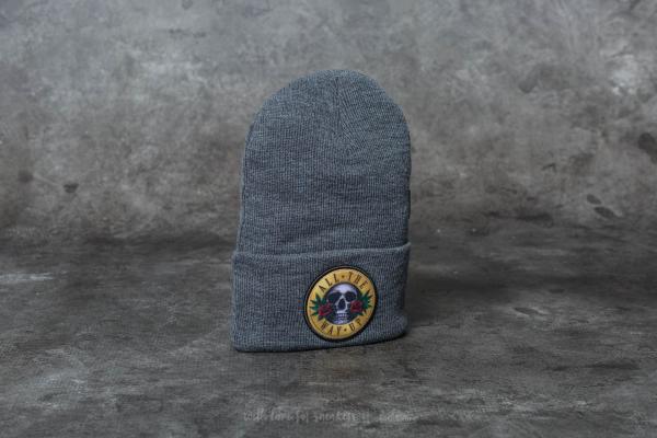 Cayler & Sons WL Budz N' Skullz Old School Beanie Grey Heather