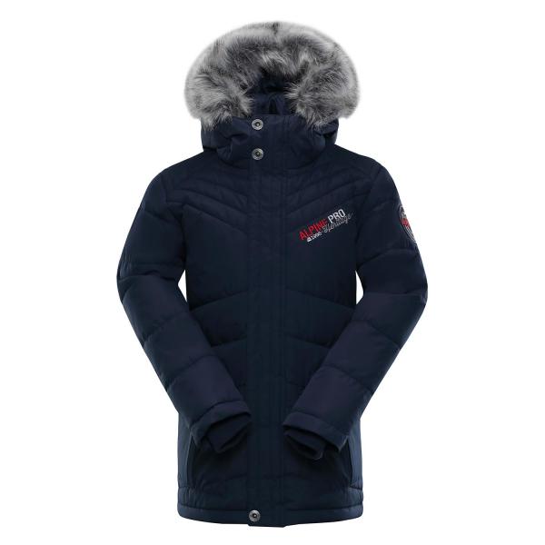 ALPINE PRO ICYBO MODRÁ / TYRKYSOVĚ MODRÁ Dětská Bunda 116-122