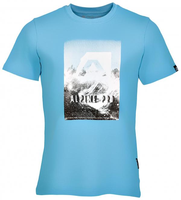 ALPINE PRO ABIC 4 MODRÁ / TYRKYSOVĚ MODRÁ Pánské Triko S