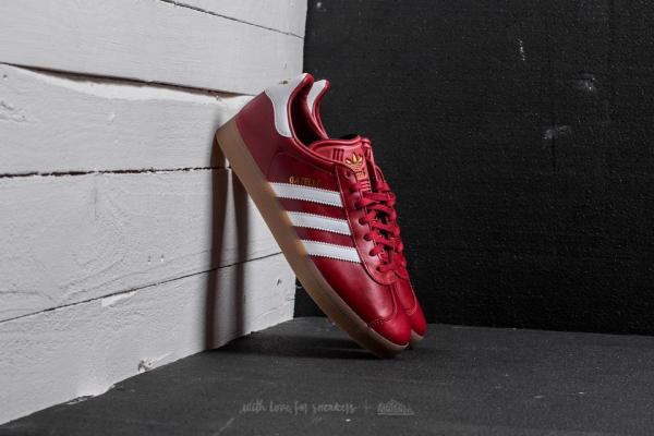 adidas Gazelle Mystery Red/ Ftw White/ Gold Metallic