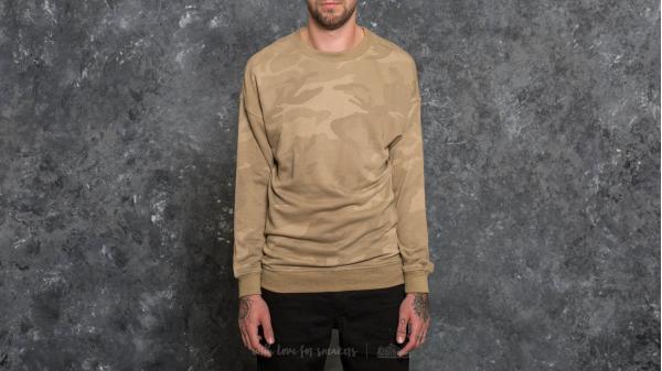Urban Classics Camo Crewneck Sand Camo
