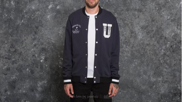 Undefeated Fleece Varsity Jacket Navy