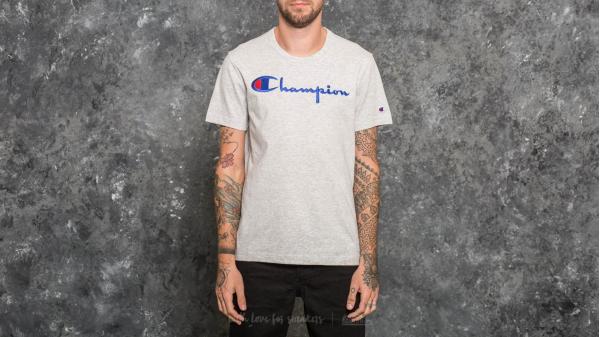 Champion Crewneck T-Shirt Light Oxford Grey