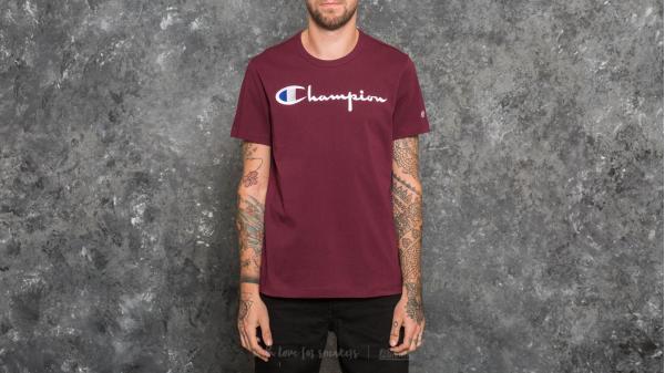 Champion Crewneck T-Shirt Burgundy