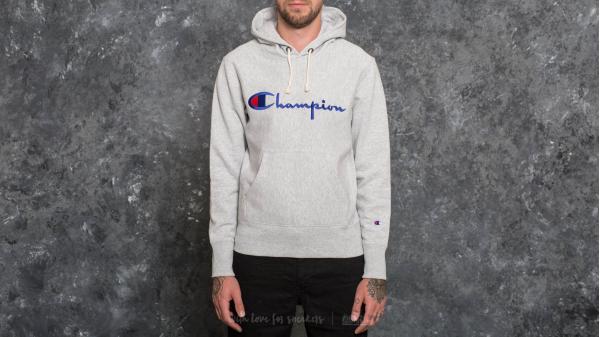 Champion Hooded Sweatshirt Light Oxford Grey