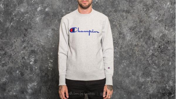 Champion Crewneck Sweatshirt Light Oxford Grey