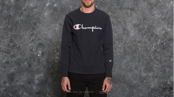 Champion Crewneck Sweatshirt Navy