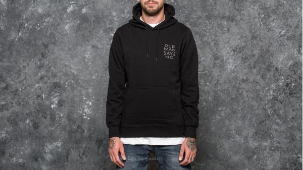 by Parra Old Man Says Nein Hooded Sweater Black
