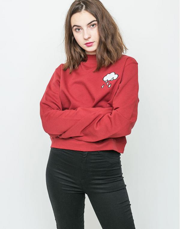 Mikina Loreak Hodei Burgundy