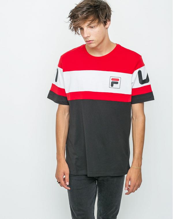 Logo tee Fila John Bright White