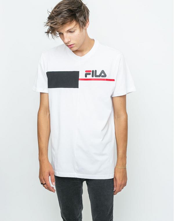 Logo tee Fila Miki Bright White
