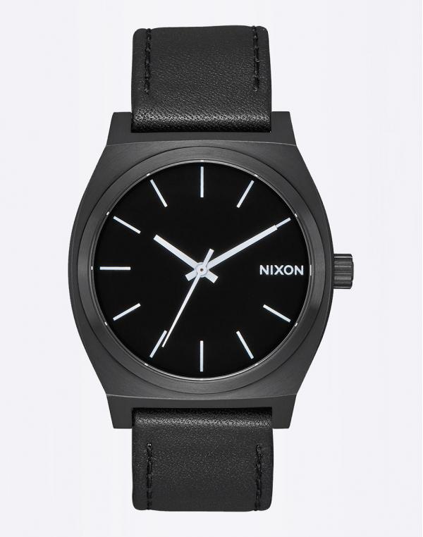 Hodinky Nixon Time Teller All Black / White