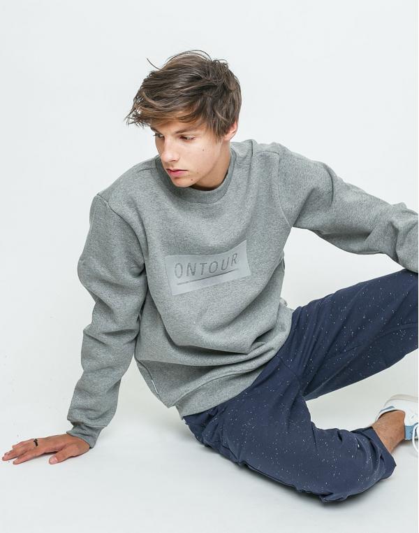 Mikina Ontour Flock Grey Melange