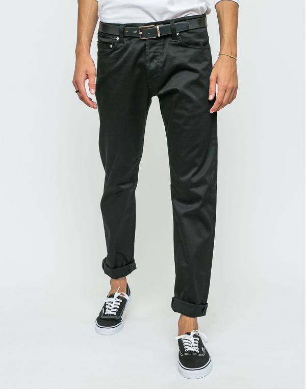 Kalhoty Carhartt WIP Klondike Black Rinsed