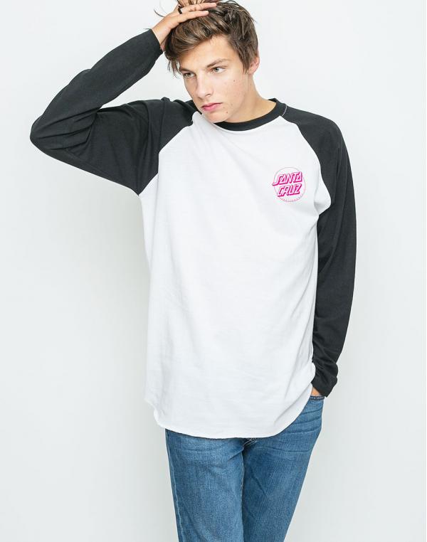 Logo tee Santa Cruz Party Hand Baseball Black / sWhite