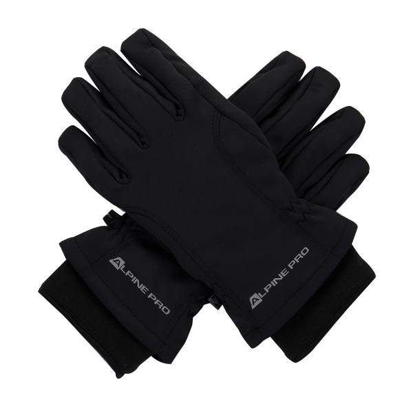 ALPINE PRO KAHUGEN NEUTRÁLNÍ / ZEMITÁ Unisex Rukavice M