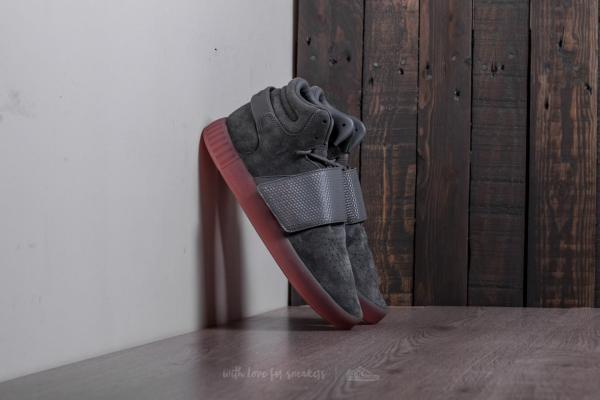 adidas Tubular Invader Strap Grey Four/ Grey Four/ Raw Pink