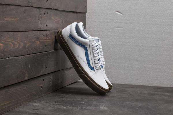Vans Old Skool (Bleacher) True White/ Delft/ Gum