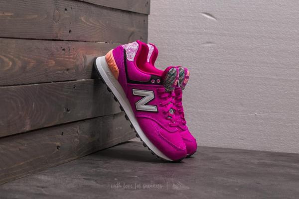 New Balance 574 Violet/ White/ Black
