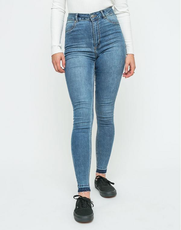 Kalhoty Cheap Monday High Spray Essential Blue