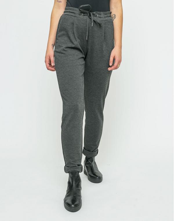Kalhoty Ichi Kate Dark Grey Melange