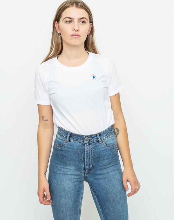 Logo tee Converse Left Chest White