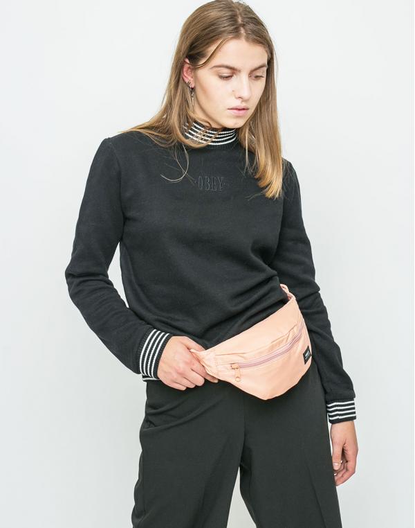 Obey Quinn Mock Black S