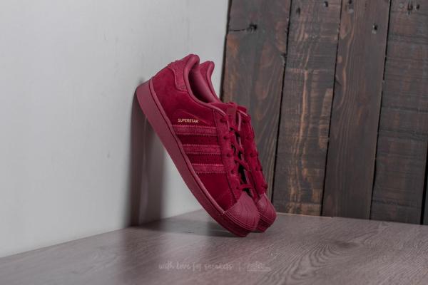 adidas Superstar C Burgundy/ Burgundy/ Burgundy