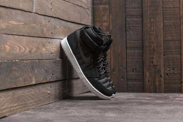 Air Jordan 1 High Strap Black/ Black-Pure Platinum