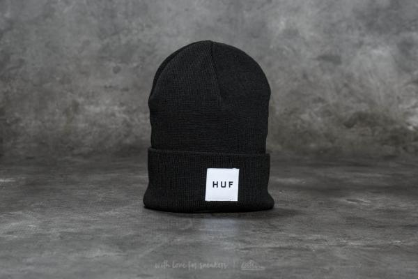 HUF Box Logo Beanie Black