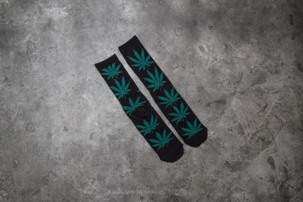 HUF Plantlife Crew Sock Black/ Green
