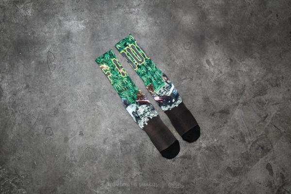 HUF Big Cats Crew Sock Green