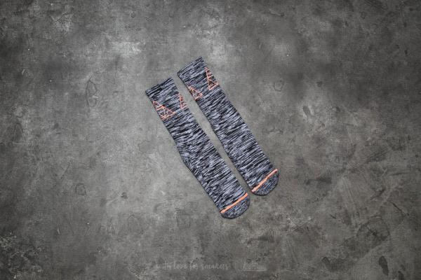 HUF Triple Traingle Melange Crew Sock Black
