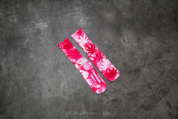 HUF Plantlife Strains Crew Sock Strawberry