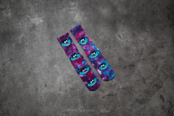 HUF Mad Kat Crew Sock Purple