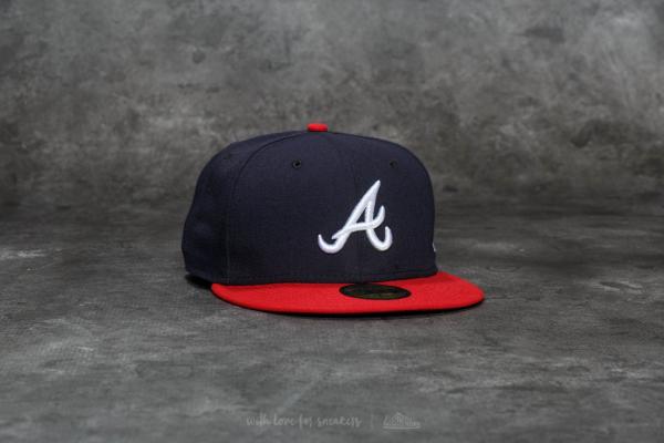 New Era 59Fifty Acperf Atlanta Braves Cap Navy
