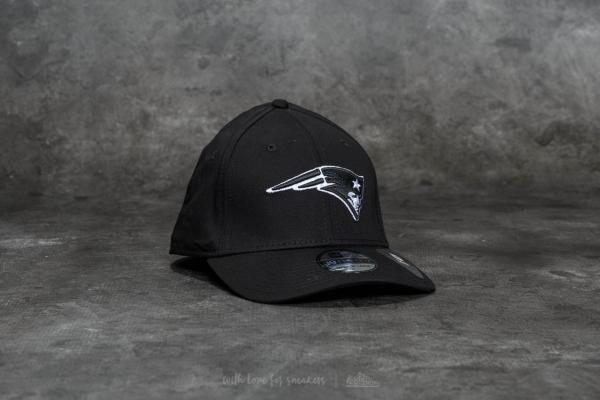 New Era 39Thirty Monochrome New England Patriots Cap Black