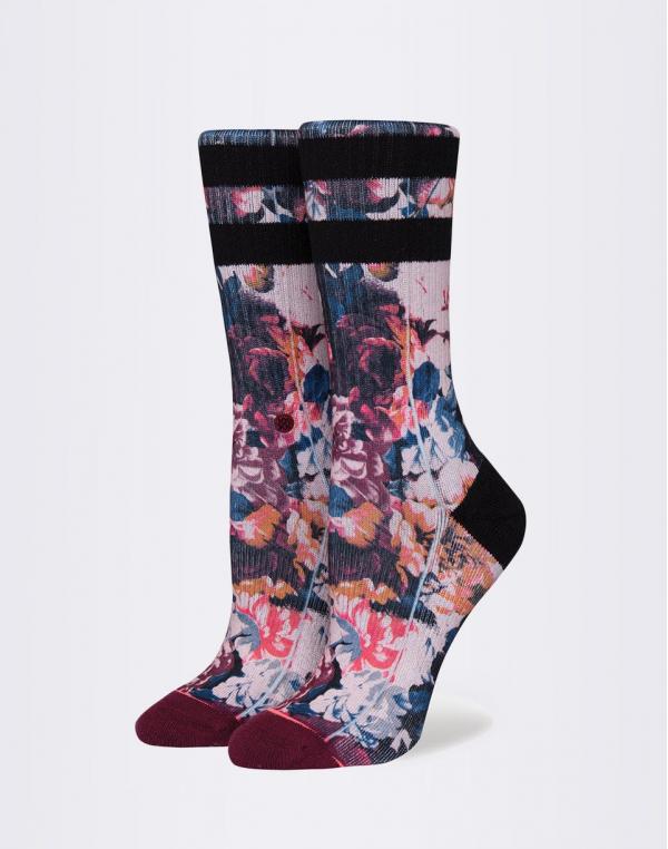 Ponožky Stance Hayley's Dozen Classic Crew Wine