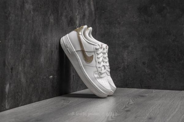Nike Air Force 1 (GS) Summit White/ Metallic Gold Star