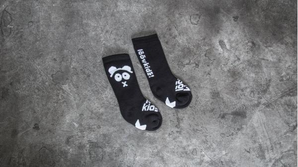 LoowFAT Si:bling Kids Crew Socks Black
