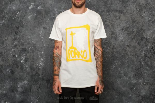 LIFE IS PORNO Bali Sticker Collection Tee White