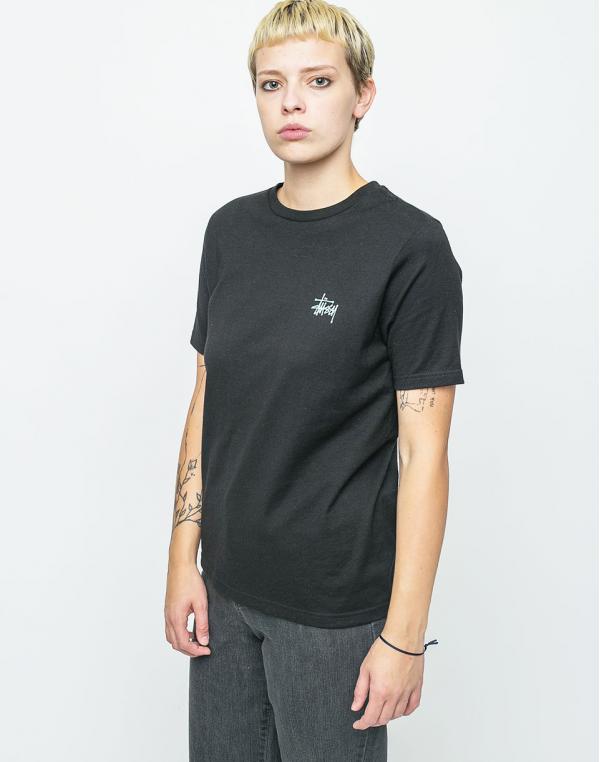 Logo tee Stussy Basic Black
