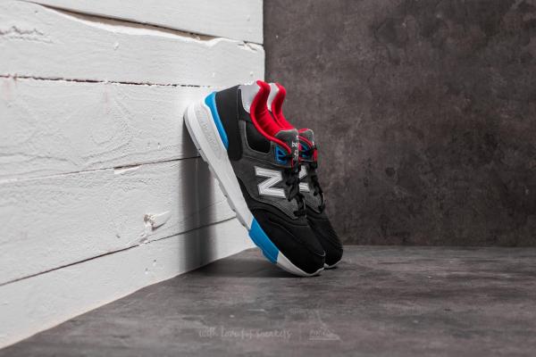 New Balance 597 Black/ Grey/ Red-White-Blue