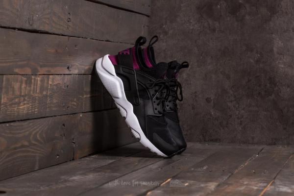 Nike Air Huarache Run Ultra (GS) Black/ Tea Berry-Black-White