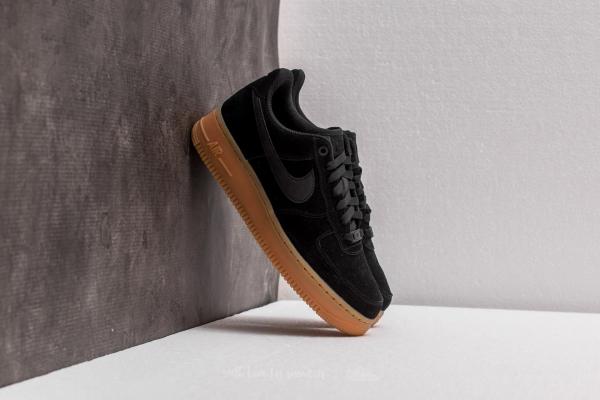 Nike Wmns Air Force 1'07 SE Black/ Black/ Gum Medium Brown