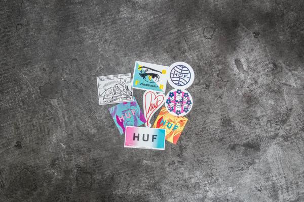 HUF Seasonal Sticker Pack Multicolor