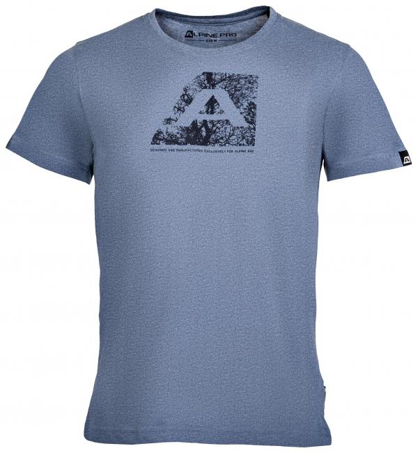 ALPINE PRO TIBERIO 5 MODRÁ / TYRKYSOVĚ MODRÁ Pánské Triko S