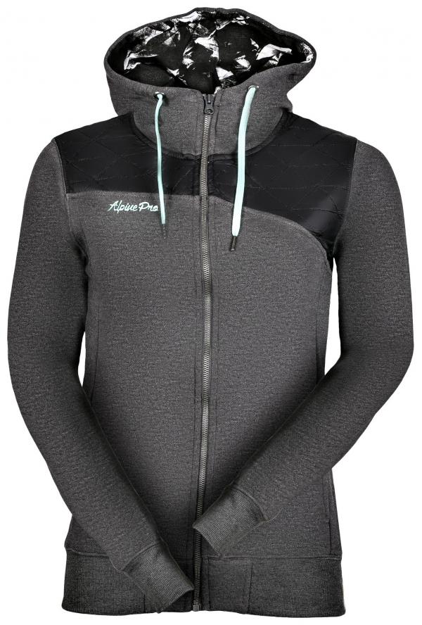 ALPINE PRO REMINA NEUTRÁLNÍ / ZEMITÁ Dámská Mikina XS