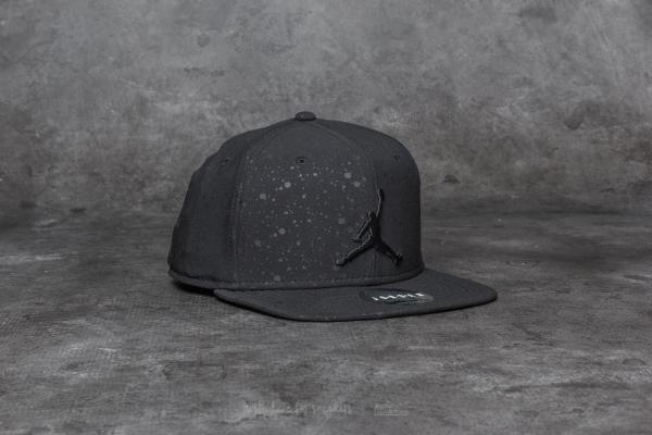 Jordan Speckle Print Snapback Black