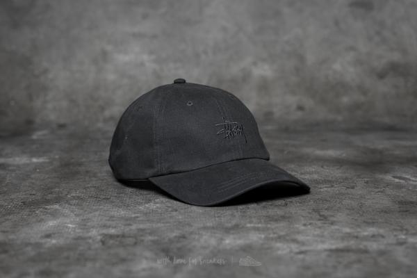 Stüssy Basic Logo Low Pro Cap Black